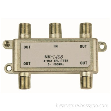 5-1000mhz Gold Plating Cable Tv Splitters 